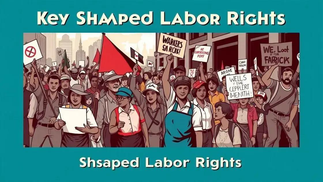 key events that shaped labor rights