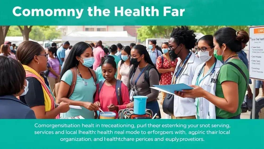 Community resources for improving health access
