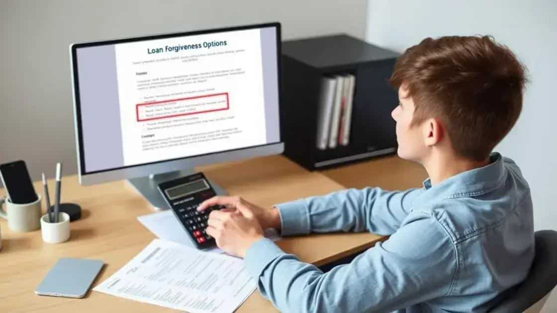 Exploring loan forgiveness options