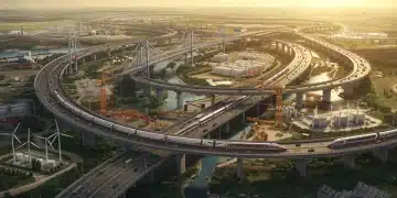 Vast network of modernized US infrastructure projects funded by federal bill