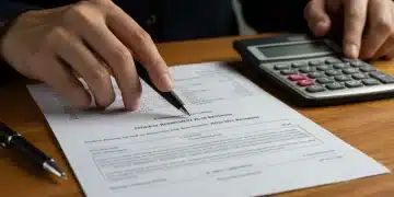 Hand highlighting federal retirement plan revisions for 2026