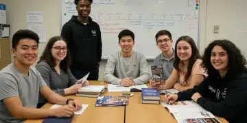 High school students planning their college readiness curriculum for 2026