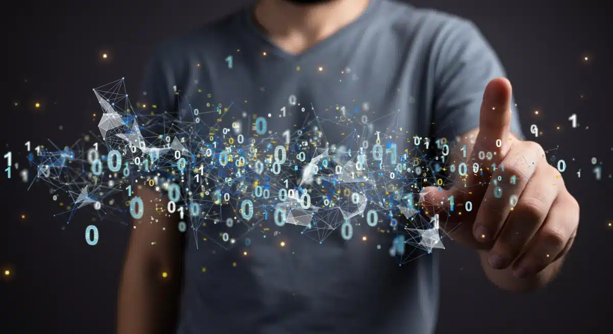 Digital network illustrating complex data flow and privacy concerns.