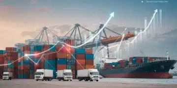 Global supply chain network with rising consumer price graph