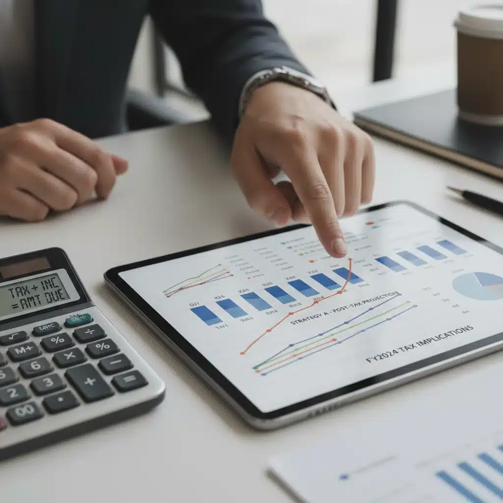 Financial analysis and strategic planning for tax implications