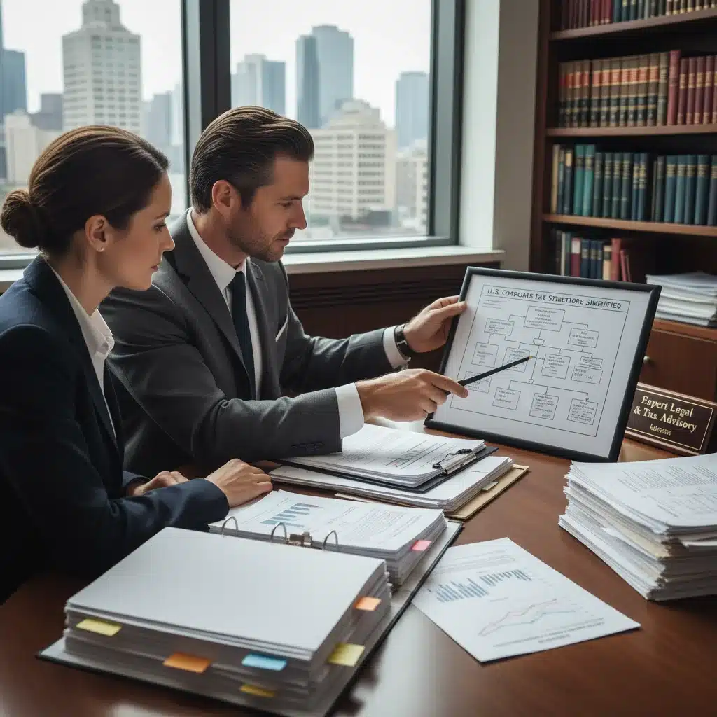 Tax advisor explaining new regulations to small business owner