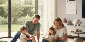Happy family enjoying time together, symbolizing childcare benefits and tax savings
