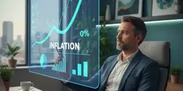 Woman analyzing inflation data on tablet for personal finance planning