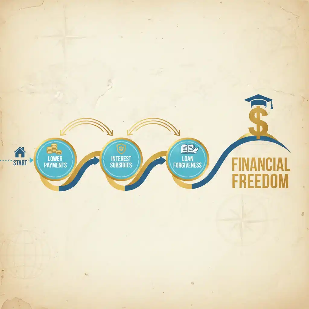 Visual roadmap illustrating the benefits and journey of the SAVE Plan.