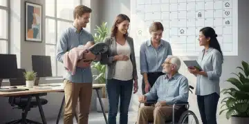 Understanding 2026 US Family Leave Act Changes: Your 12-Week Guide Diverse employees understanding 2026 family leave changes