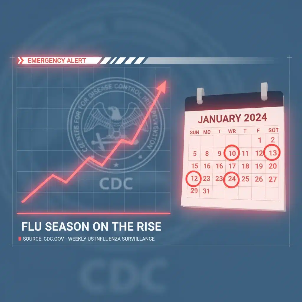 CDC Flu Report January: 15% Increase & What You Need to Know