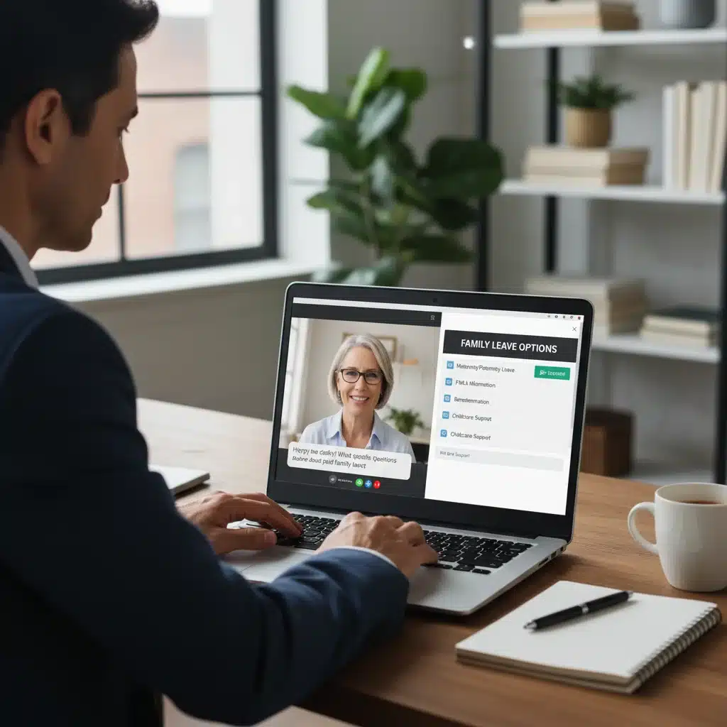 Employee consulting HR about 2026 expanded family leave benefits